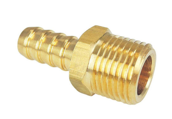 3/8 NPT 남자 Ｘ 가시 놋쇠 호스 어댑터 3/8명, 150 PSI 아랍 사람 놋쇠 호스 끼움