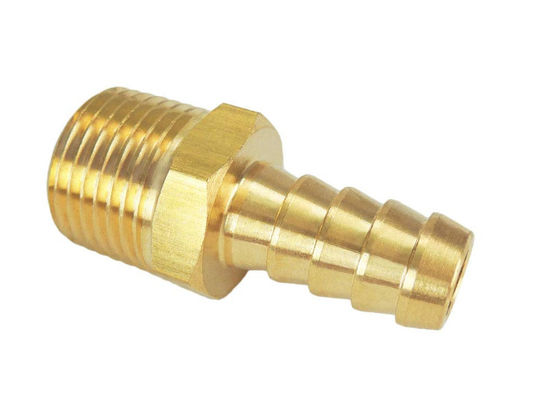 3/8 NPT 남자 Ｘ 가시 놋쇠 호스 어댑터 3/8명, 150 PSI 아랍 사람 놋쇠 호스 끼움